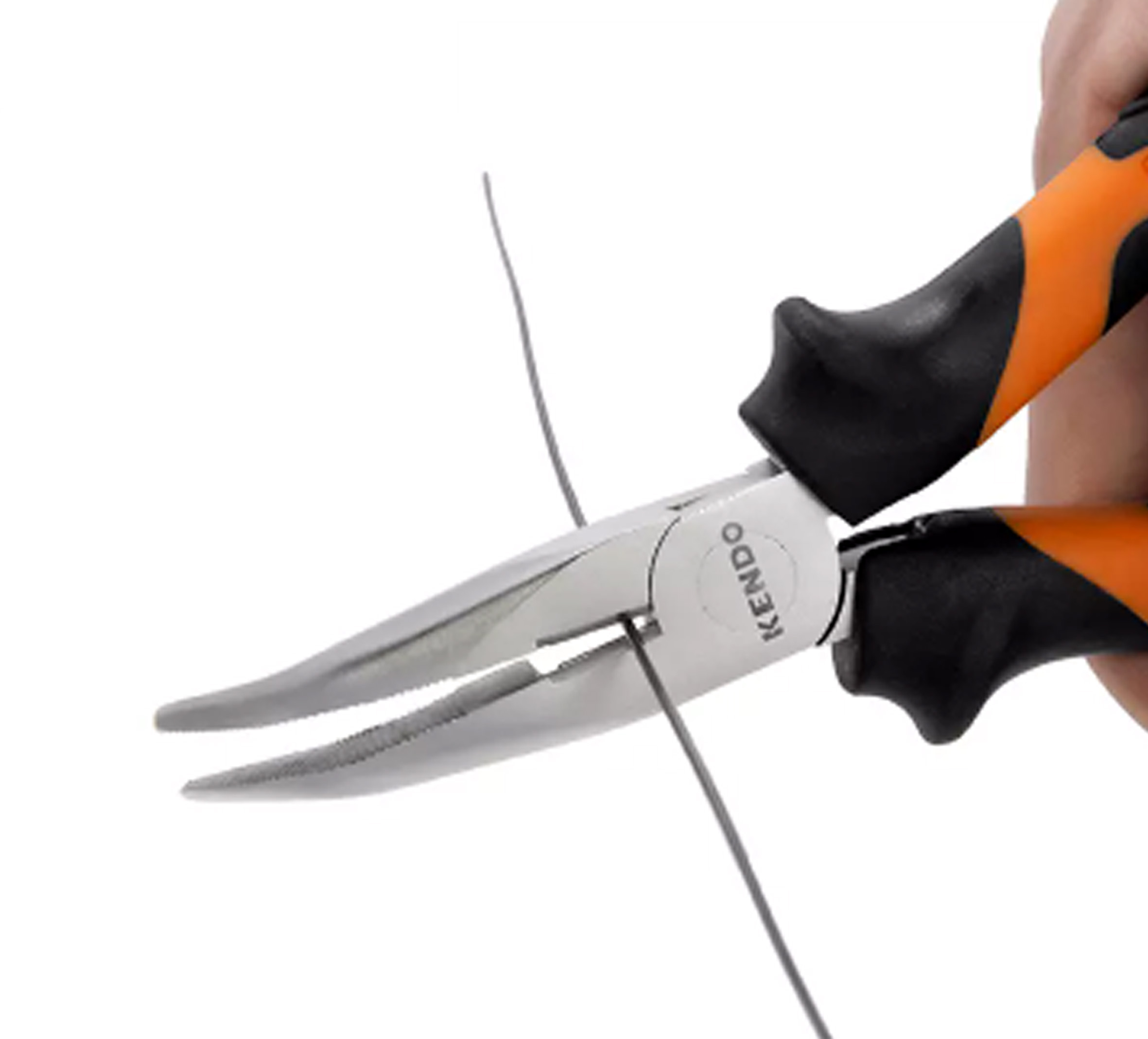 KENDO Bent Nose Plier 6" image 2