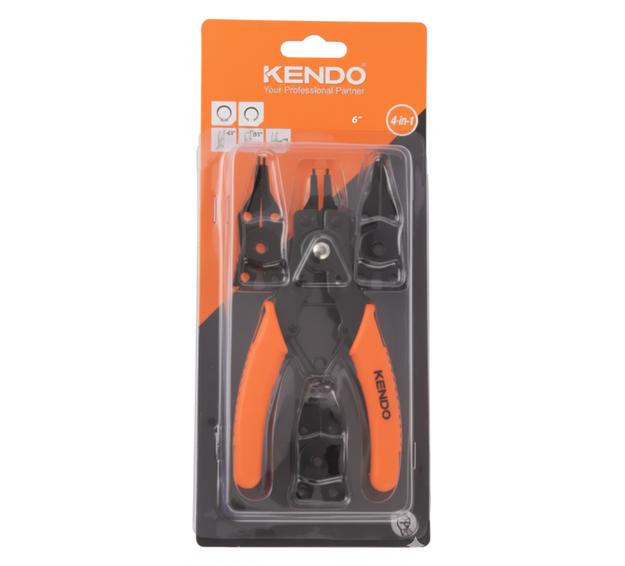 KENDO Circlip Plier 4 in 1 Set image 3