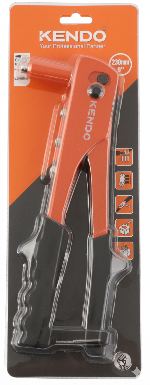 KENDO Hand Riveter 4 Nose-Pieces image 2