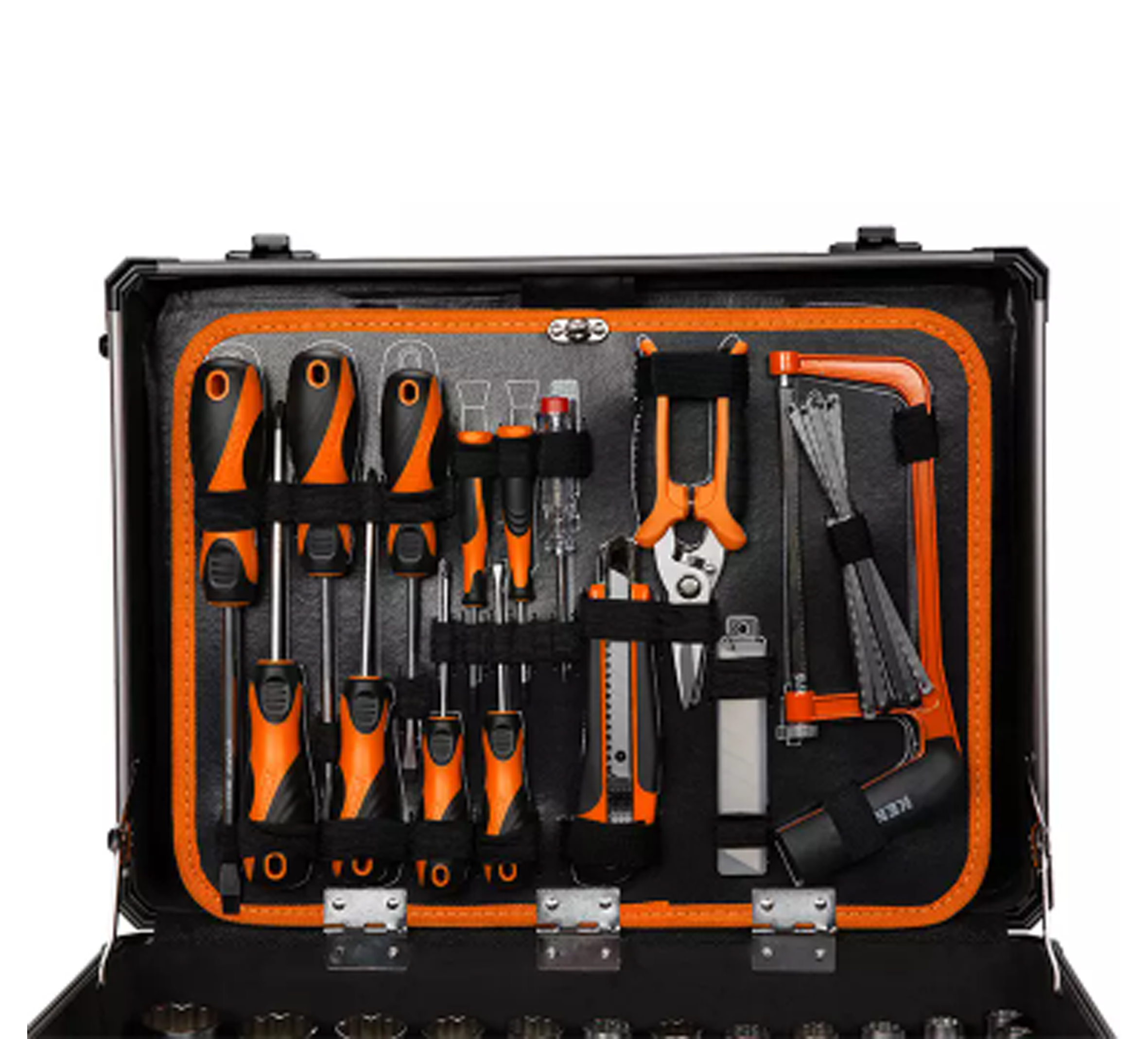 KENDO Tool Box with Aluminium Case 161pcs